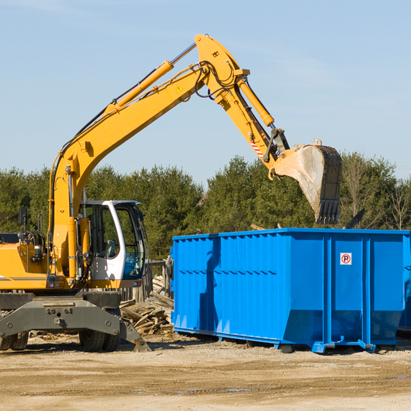 what are the rental fees for a residential dumpster in Circleville WV